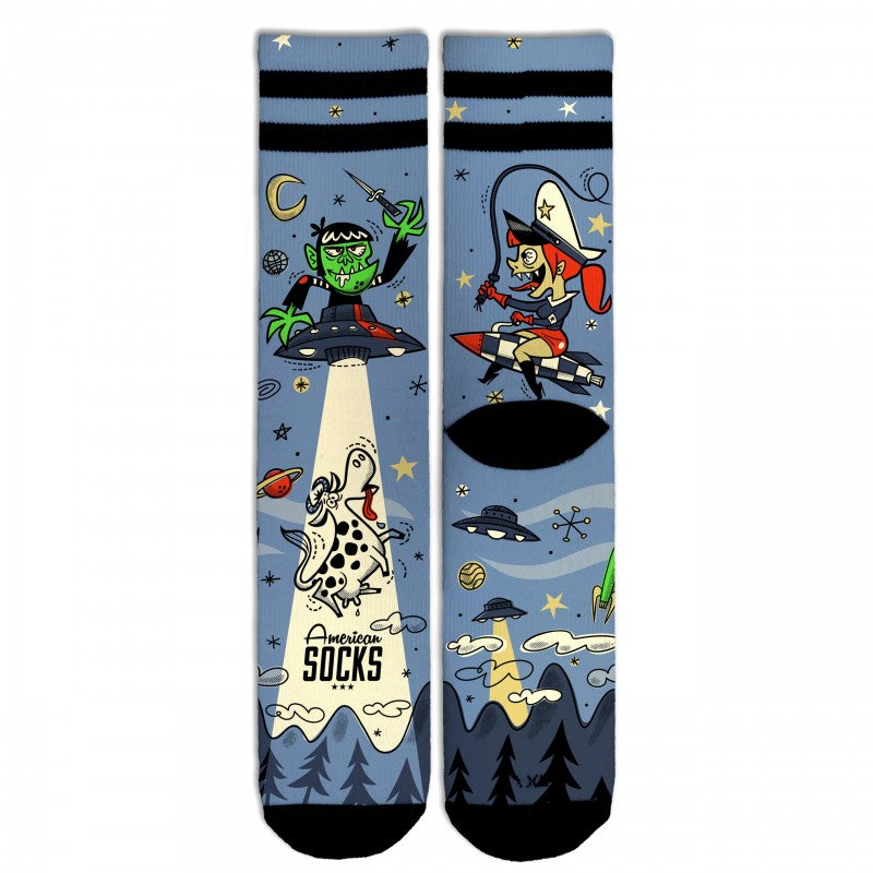 Meias American Socks Alien Snatch - Mid High