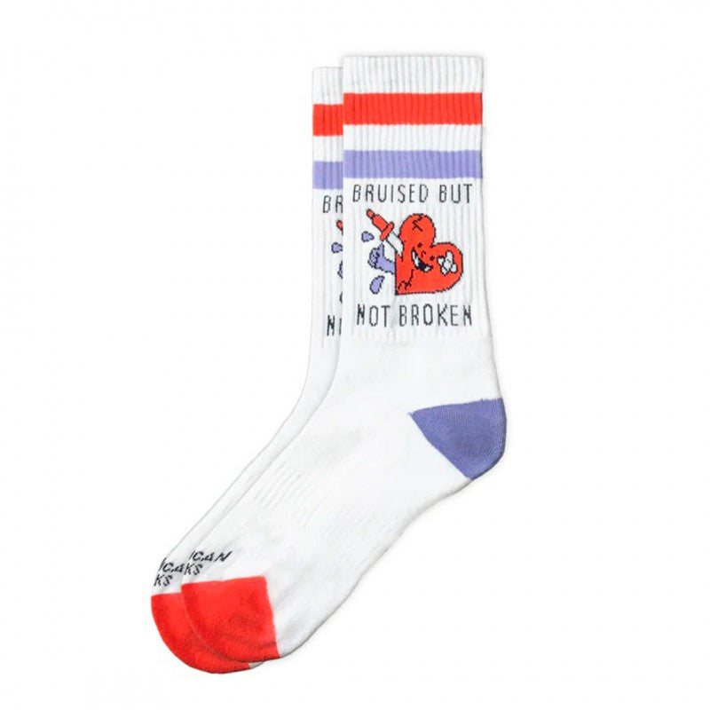 Meias American Socks Bruised But Not Broken - Mid High