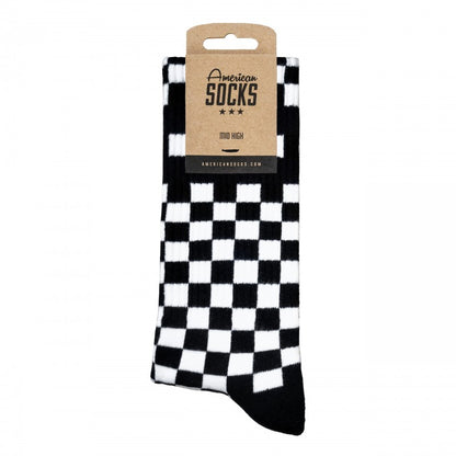 Meias American Socks Checkerboard - Mid High