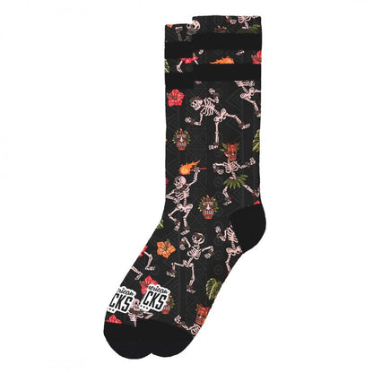 Meias American Socks Dancing Skeletons - Mid High