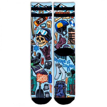 Meias American Socks Snow Ripper - Mid High