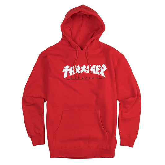 Sweat Hood Thrasher Godzilla Red