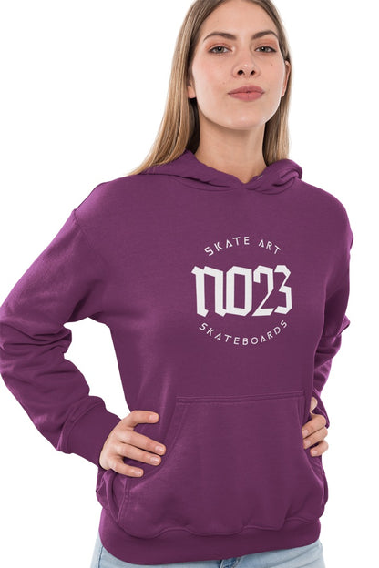 NO23 Logo Hoodie Purple