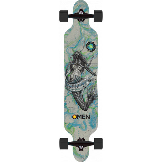 Omen Gimme Your Tired Drop Through Complete Longboard 41.5"