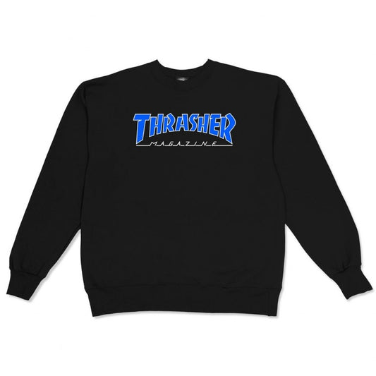 Sweat Crew Thrasher Outlined Black/Blue