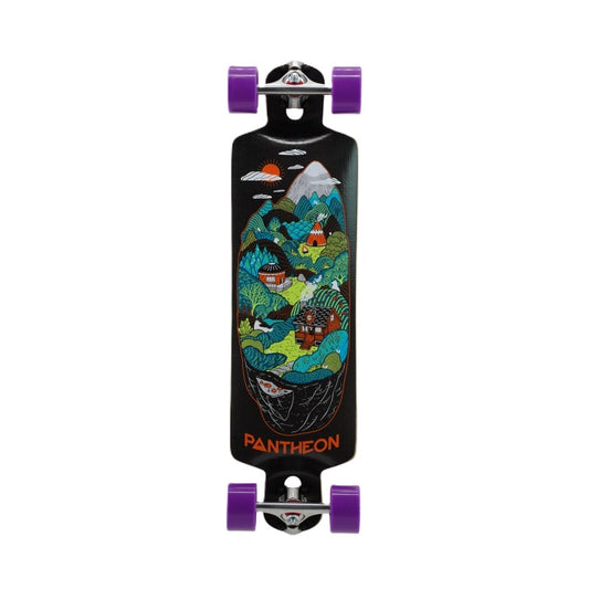 Pantheon Trip Carbon Indian Hills Complete Longboard 33"