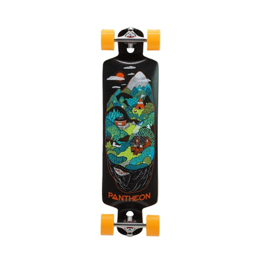 Pantheon Trip Carbon Indian Hills Complete Longboard 33"