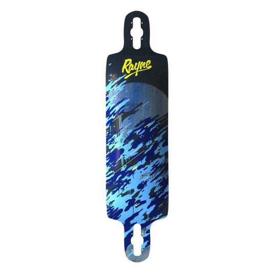 Rayne Demonseed Wave Camo Longboard Deck 39"