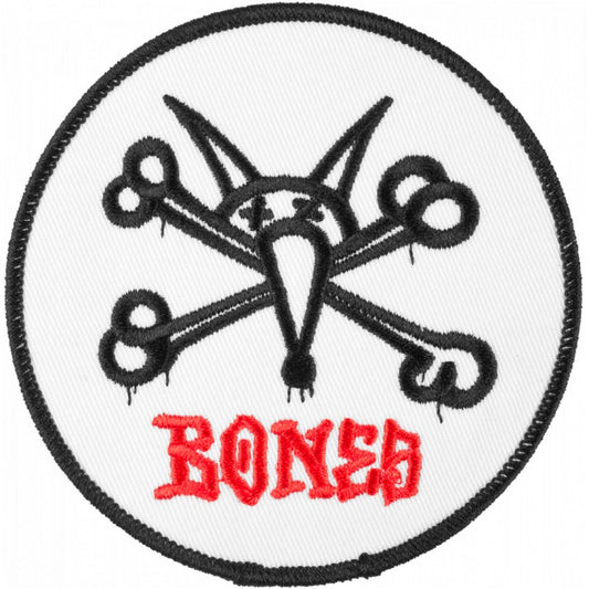 Bones Vato Rat White Patch - 3.5"