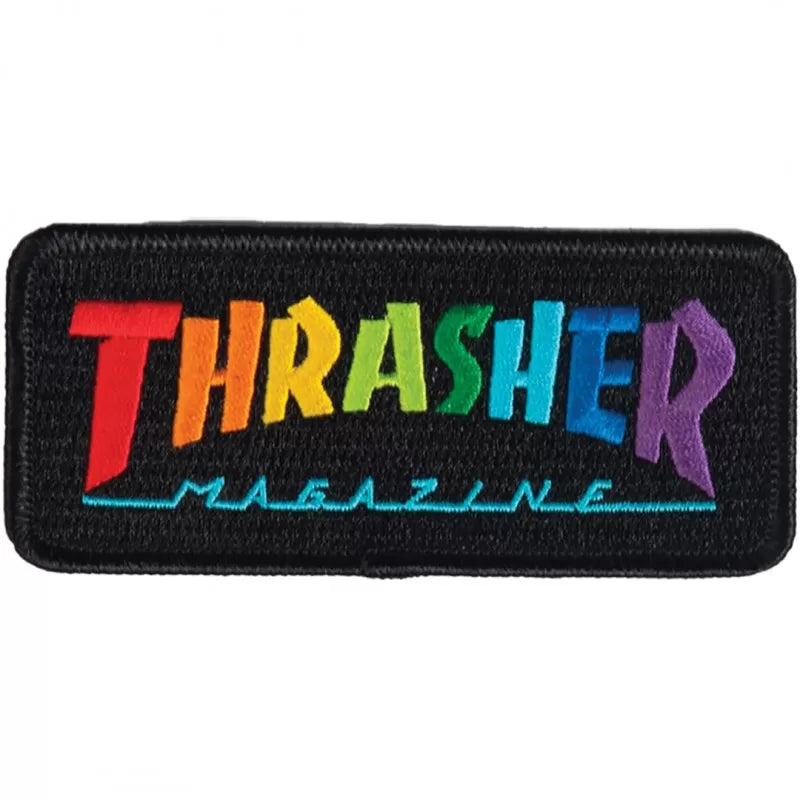 Thrasher Rainbow Mag Black Patch