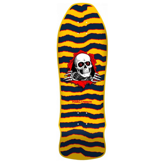 Powell Peralta Geegah Ripper Gold Skateboard Deck 9.75"