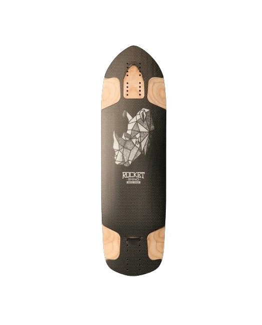 Rocket Rhino Racetail Longboard Deck 32"