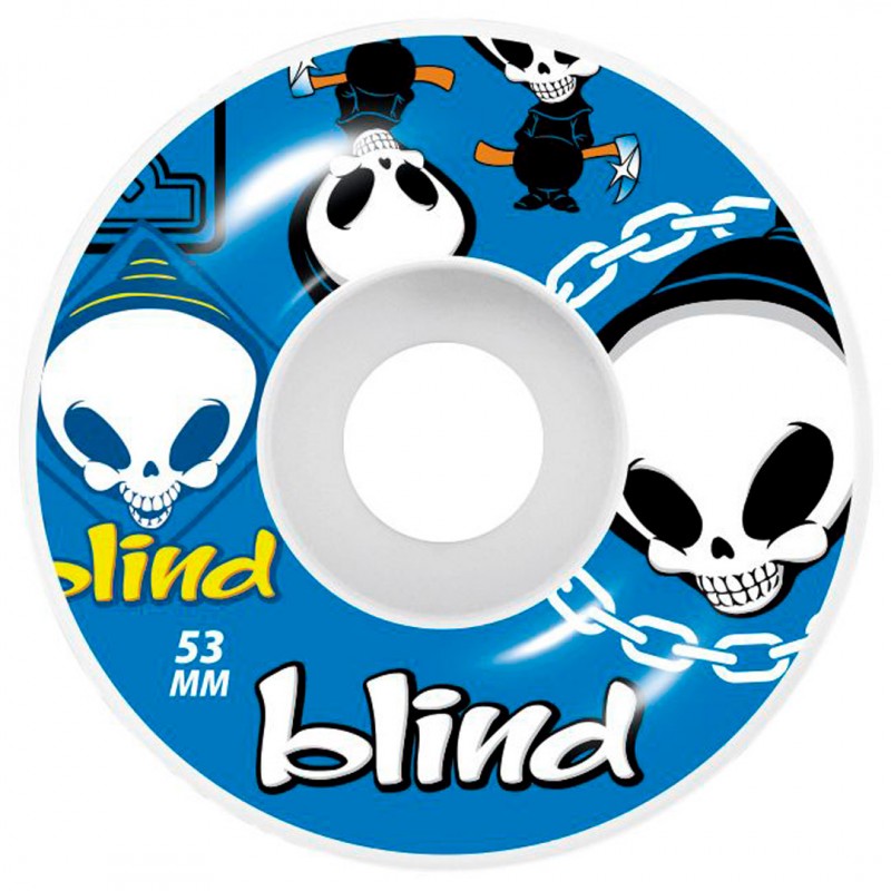 Blind Random Blue 53mm 99a Wheels