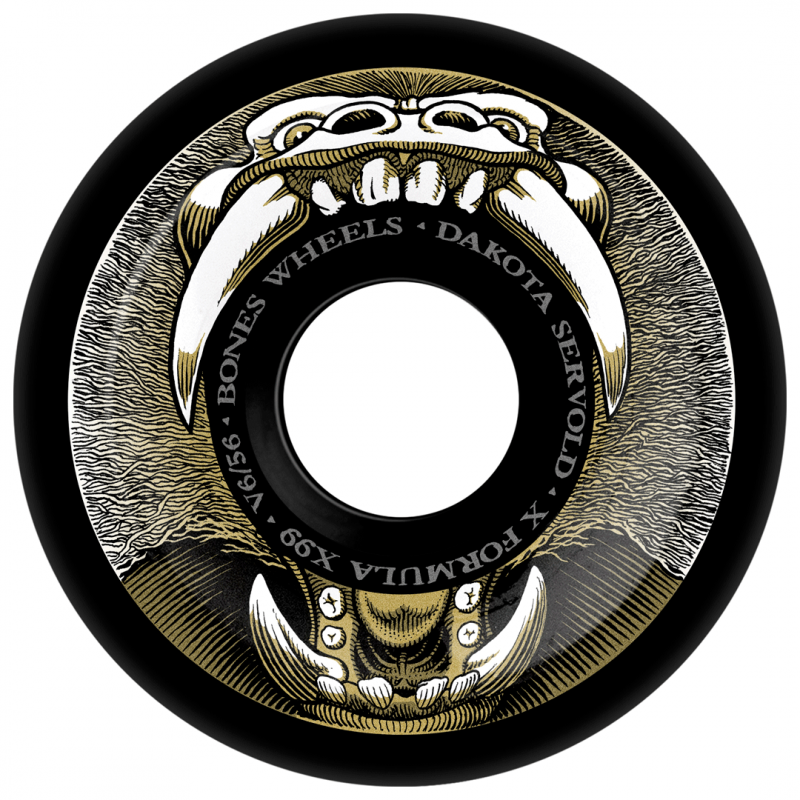 Bones Dakota Servold Baboonatic X-Formula™ (XF) V6 Wide-Cut Wheels - 56mm 99A