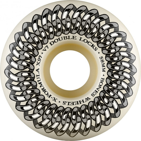 Bones Double Lock X-Formula™ (XF) V7 Double Locks Wheels - 58mm 97A