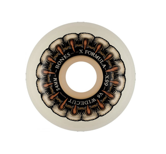 Bones Grippin Wolf X-Formula™ (XF) V6 Wide-Cut Wheels 54mm 99A