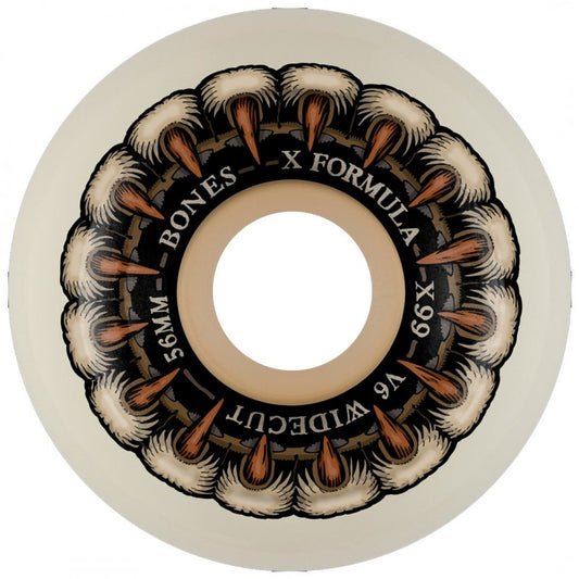 Bones Grippin Wolf X-Formula™ (XF) V6 Wide-Cut Wheels 56mm 99A