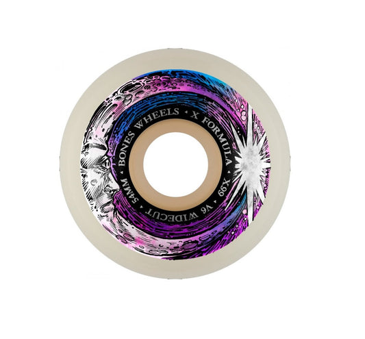 Bones Moon Beam X-Formula™ (XF) V6 Wide-Cut Wheels 54mm 99A