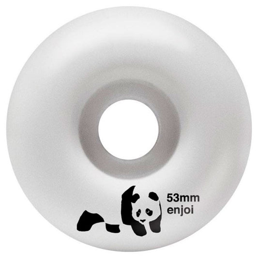 Enjoi White Panda Wheels - 53mm 99A