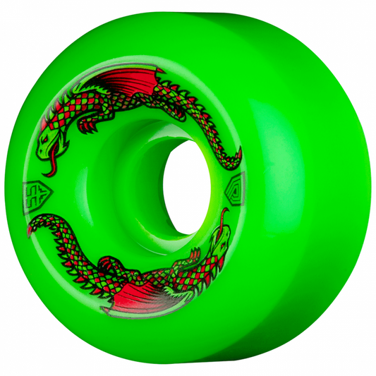 Powell Peralta Dragon Formula™ (DF) V4 Wide Green Wheels - 55mm x 34mm 93A