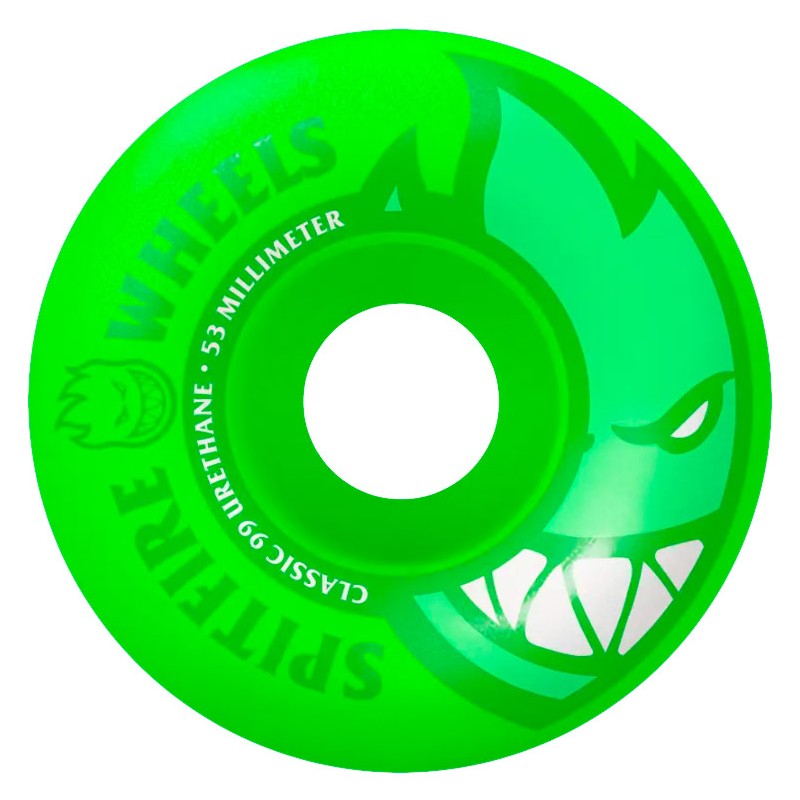 Spitfire Bighead Neon Green Classics 53mm 99DU Wheels