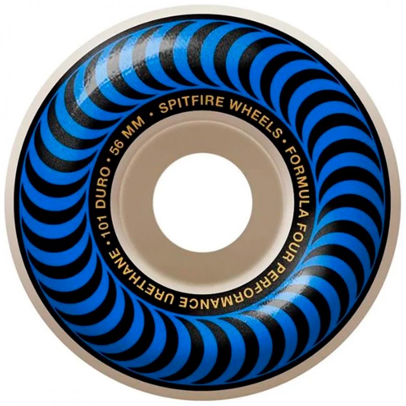 Spitfire Formula Four Classic Blue 56mm 101Du Wheels