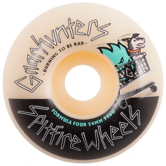 Spitfire Formula Four Classic Gnarhunters Natural 54mm 99Du Wheels