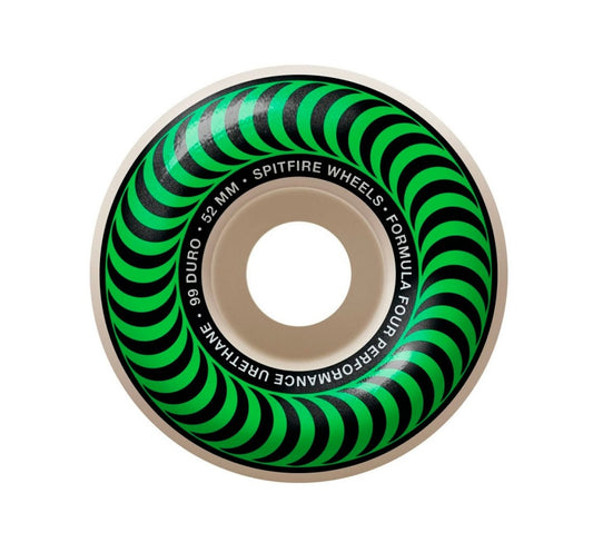 Spitfire Formula Four Classic Green 52mm 99Du Wheels