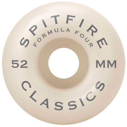 Spitfire Formula Four Classic Green 52mm 99Du Wheels