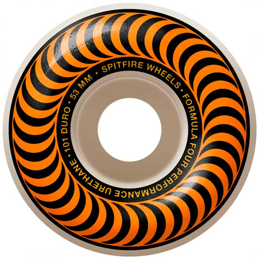 Spitfire Formula Four Classic Orange 53mm 101Du Wheels