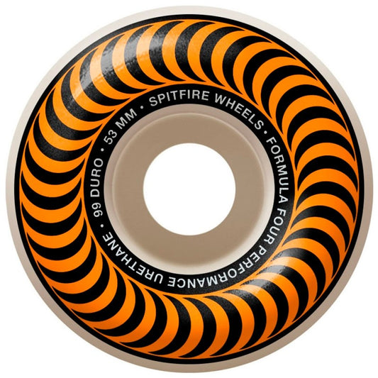 Spitfire Formula Four Classic Orange 53mm 99Du Wheels