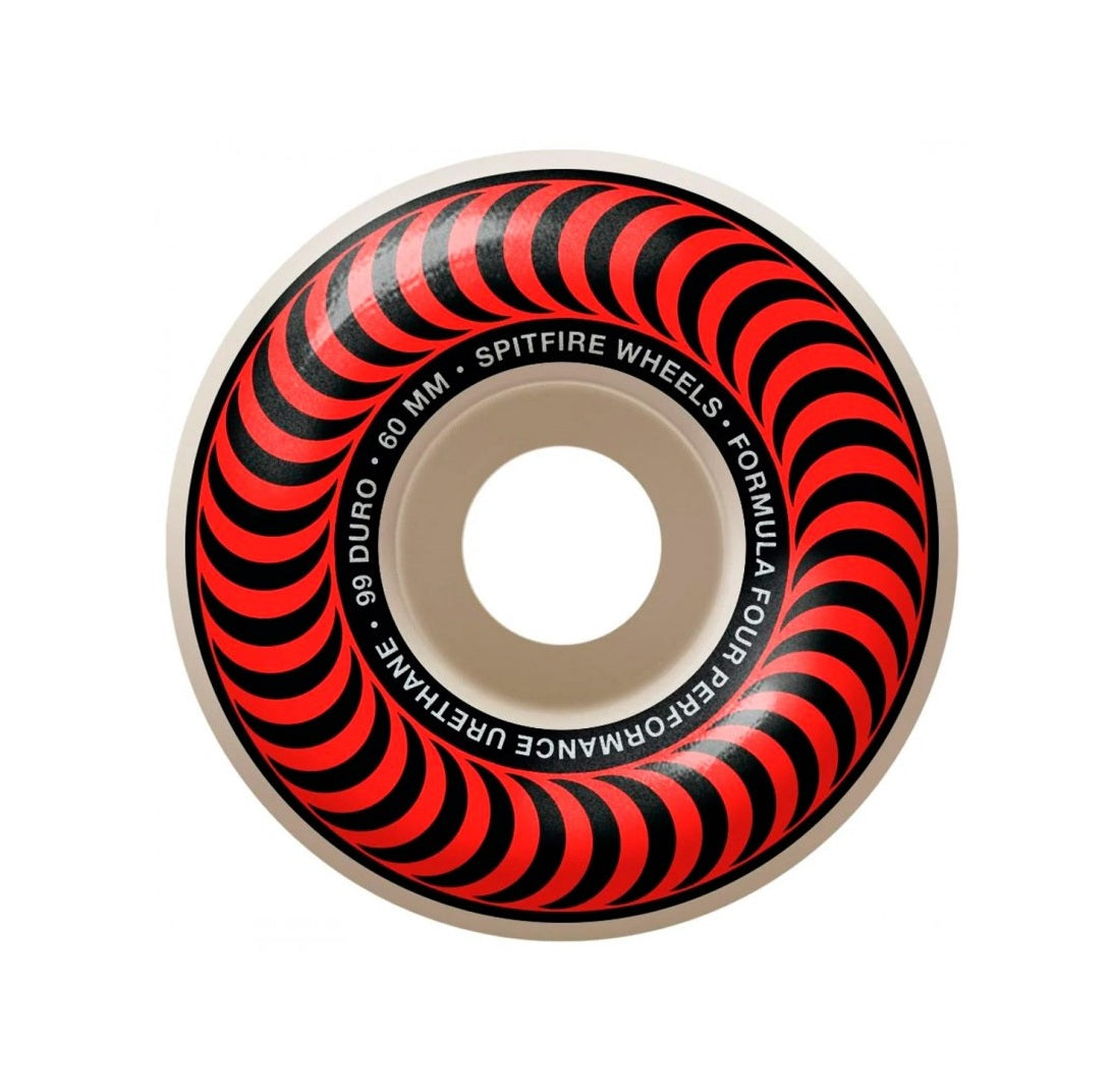 Spitfire Formula Four Classic Red 60mm 99Du Wheels