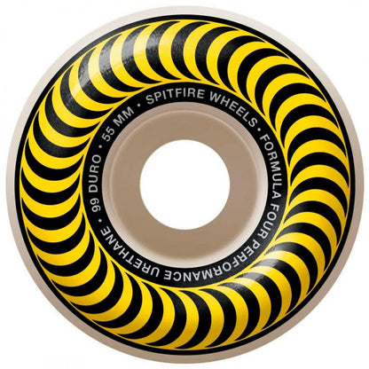 Spitfire Formula Four Classic Yellow 55mm 99A Wheels