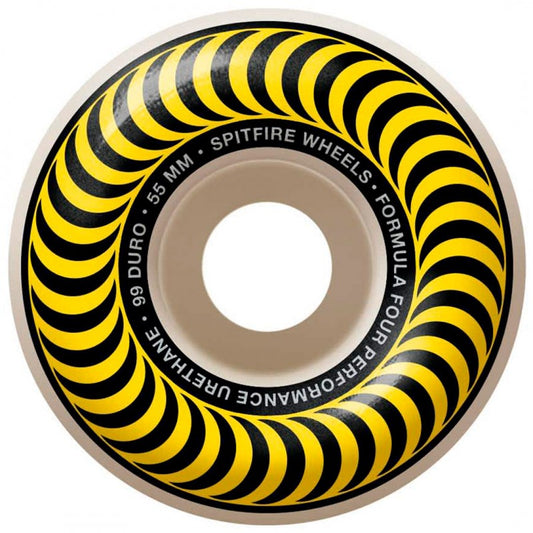 Spitfire Formula Four Classic Yellow 55mm 99A Wheels