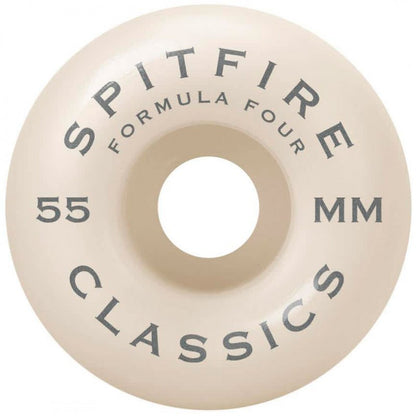 Spitfire Formula Four Classic Yellow 55mm 99A Wheels