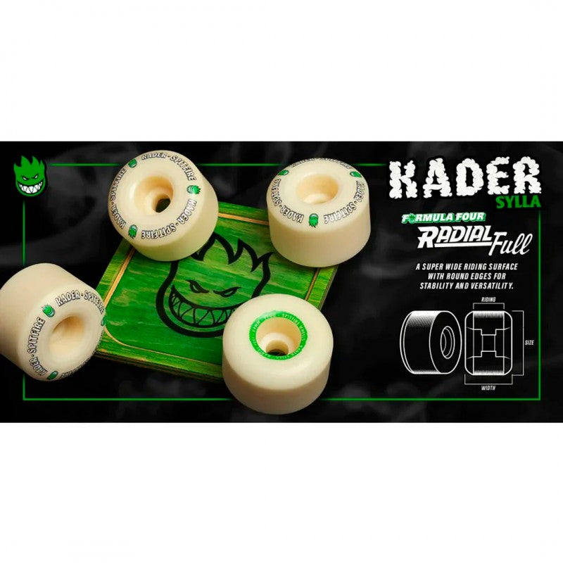 Spitfire Formula Four Kader Sylla Puffs Radial Full 56mm 99DU Skateboard Wheels