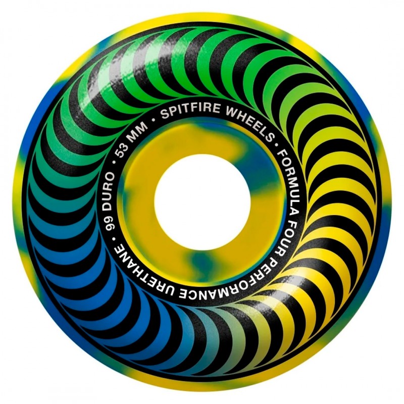 Rodas Spitfire Formula Four Multi Swirl Classic 53mm 99DU