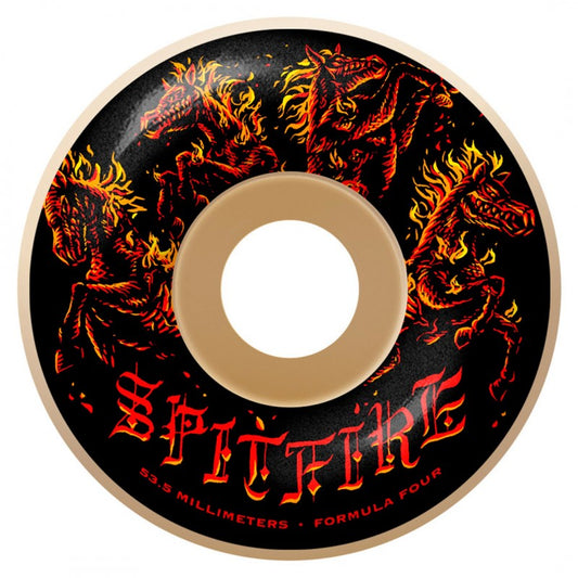 Spitfire Formula Four Radials Apocalypse Natural 53.5mm 99DU Wheels