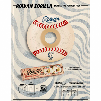 Rodas Spitfire Formula Four Rowan Zorilla Spitball Radial Full - 57mm 99DU