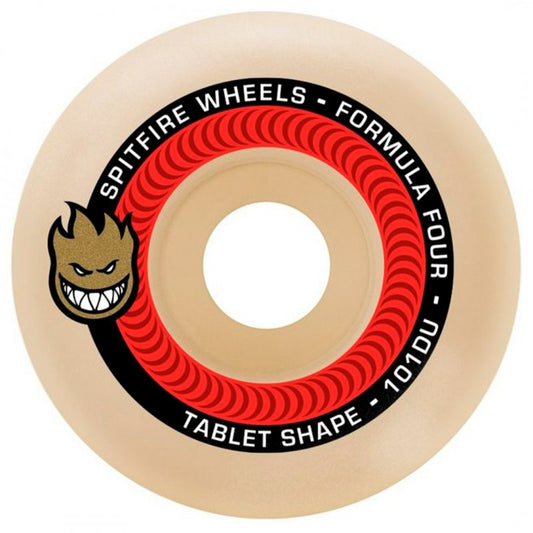 Spitfire Formula Four Tablets Natural Wheels 54mm 101DU