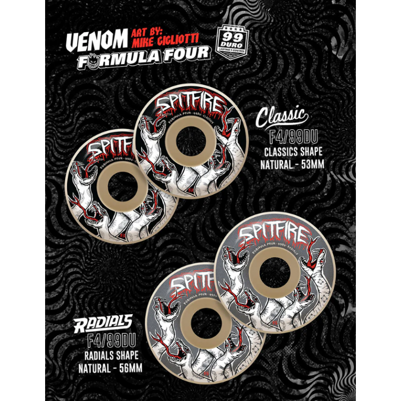 Rodas Spitfire Formula Four Venom Classic 53mm 99DU