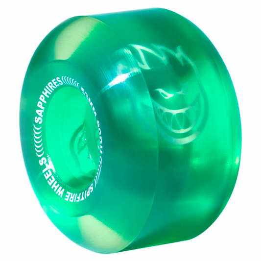 Spitfire Radials Sapphire Clear Green Wheels - 53mm 90DU