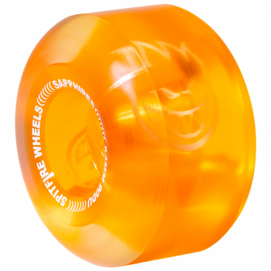 Spitfire Radials Sapphire Clear Orange Wheels - 54mm 90DU