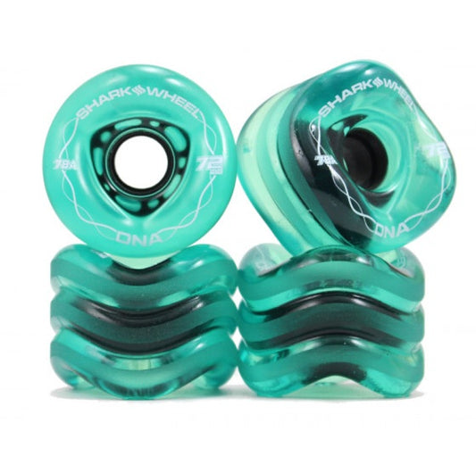 Shark Wheel DNA Emerald Green Wheels 72MM 78A