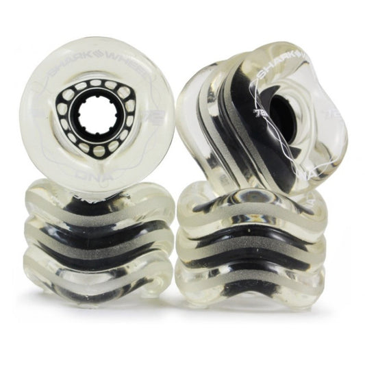 Shark Wheel DNA Clear/Black Core 72MM 78A