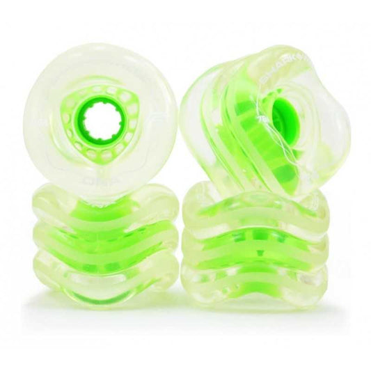 Shark Wheel California Roll Clear/Green Wheels 60MM 78A