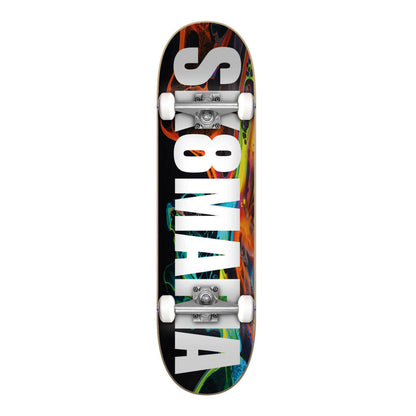 Sk8Mafia OG Logo Swirl Complete Skateboard 8.25"