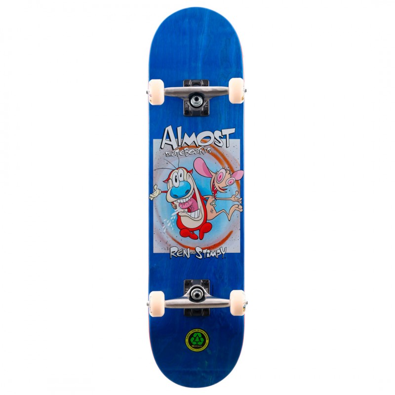 Almost Ren & Stimpy Boxed Premium Complete Skateboard 8.0"