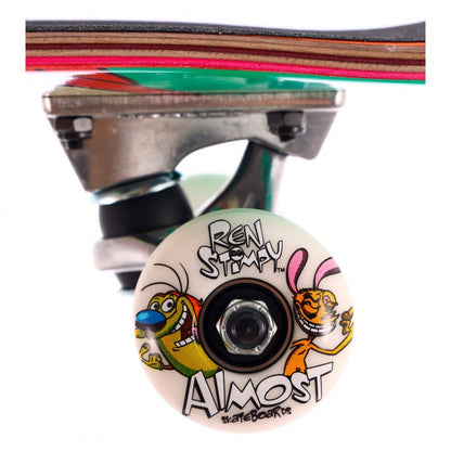 Skate Completo Almost Ren & Stimpy On My Back 7.0''