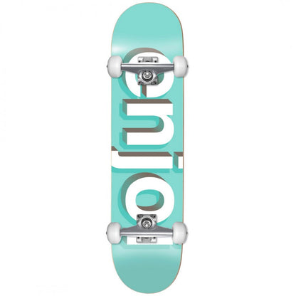 Enjoi Helvetica Nueve Aqua Complete Skateboard 8.0"